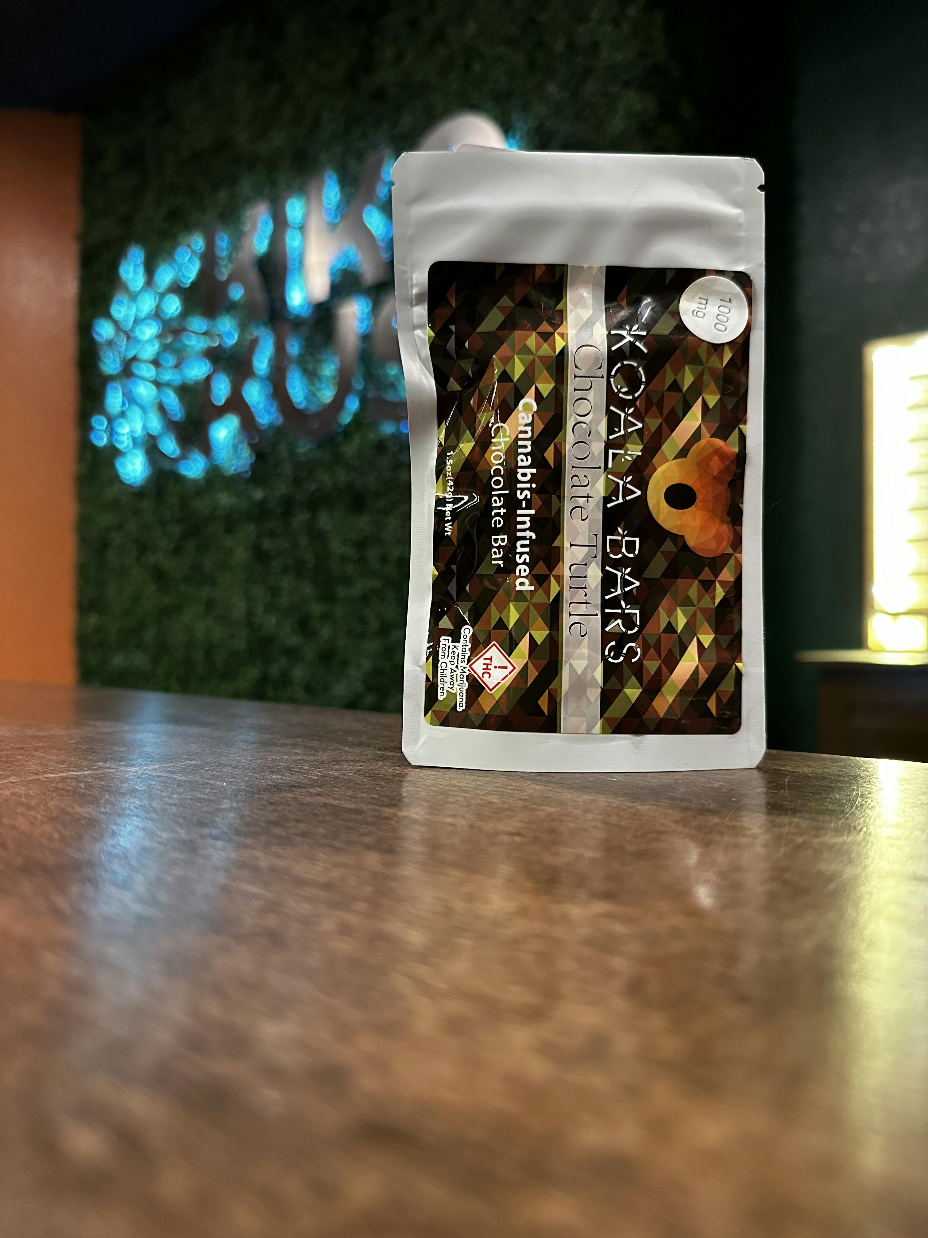 Photograph of product: Koala Bars - Chocolate - Chocolate Turtle - 1000mg