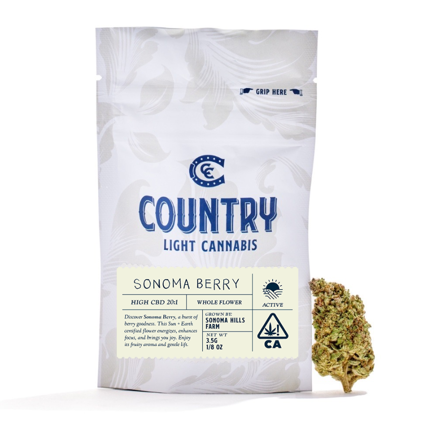 Photograph of Product: Sonoma Berry (CBD 20:1) 8th - Country - 3.5g