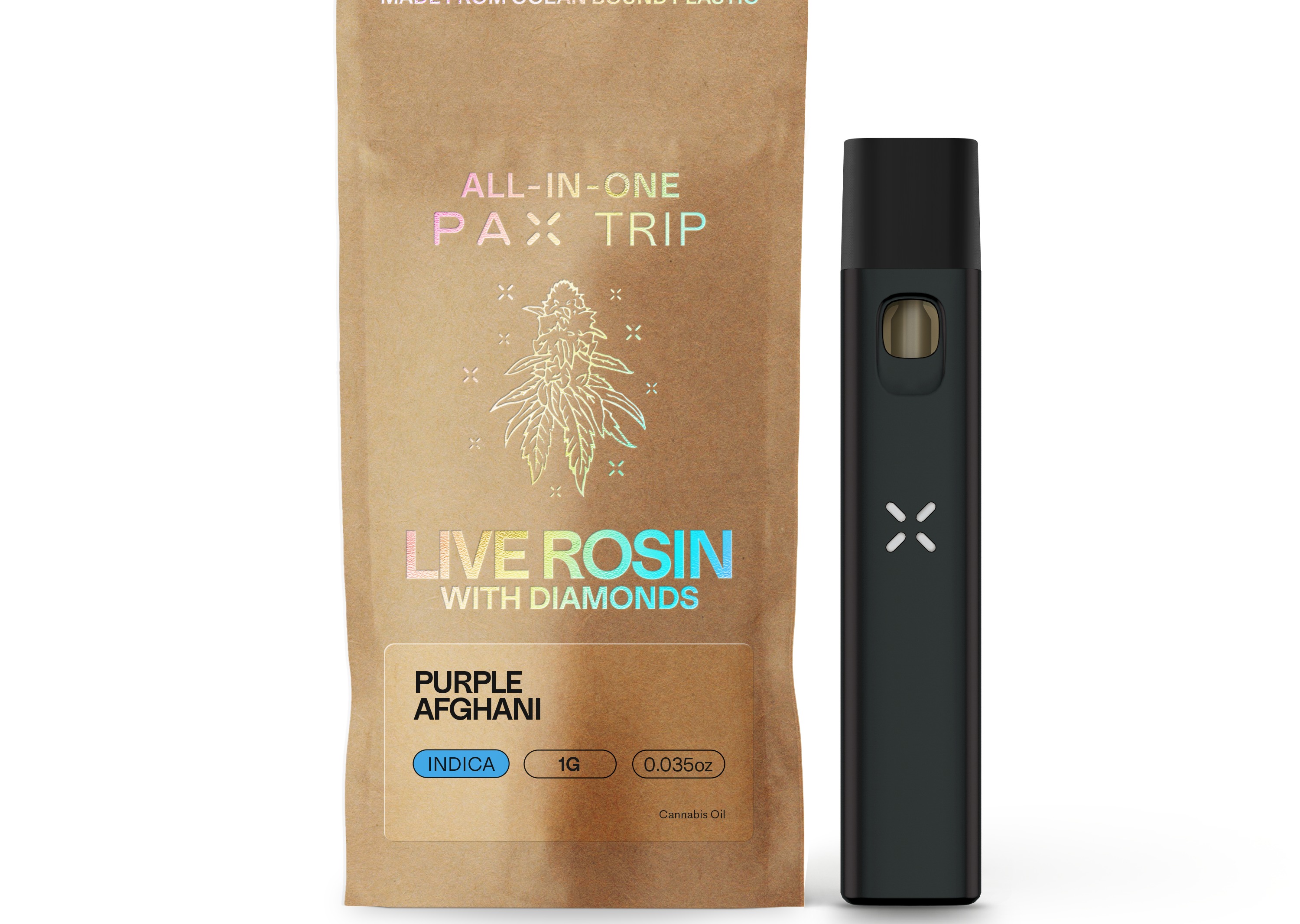 Photograph of product: PAX Trip Live Rosin | Purple Afghani 1g