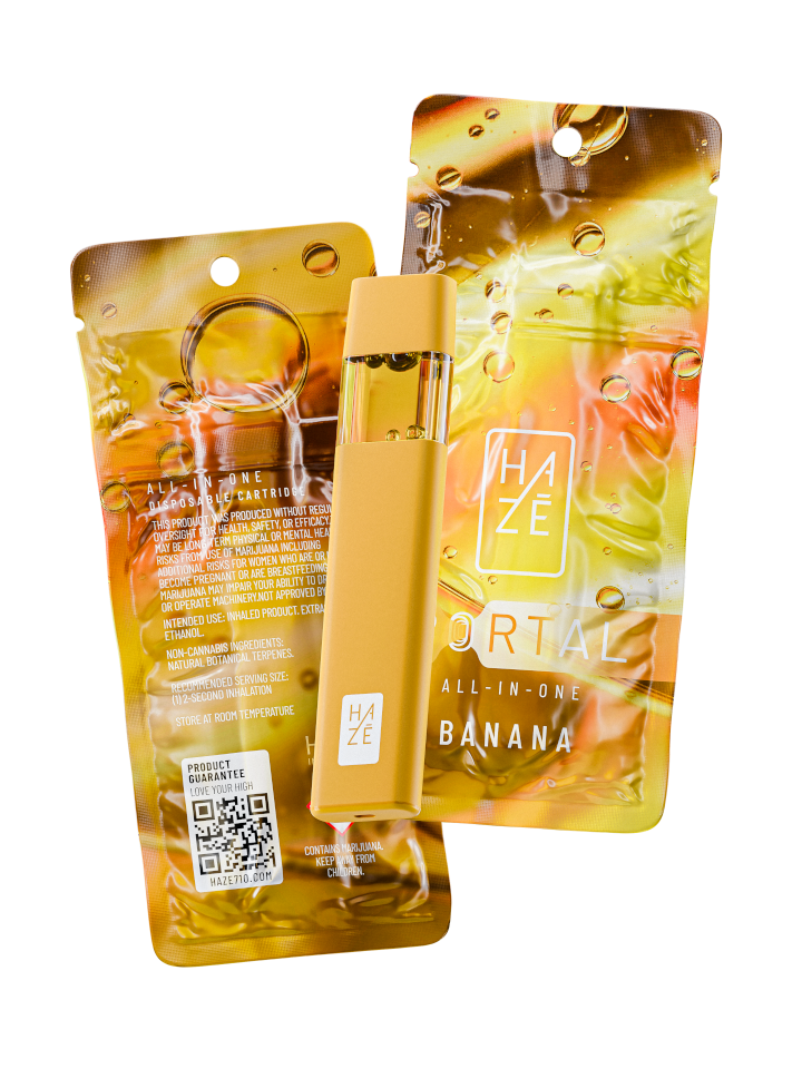Photograph of product: Haze - Portal Disposable  - Banana (H)