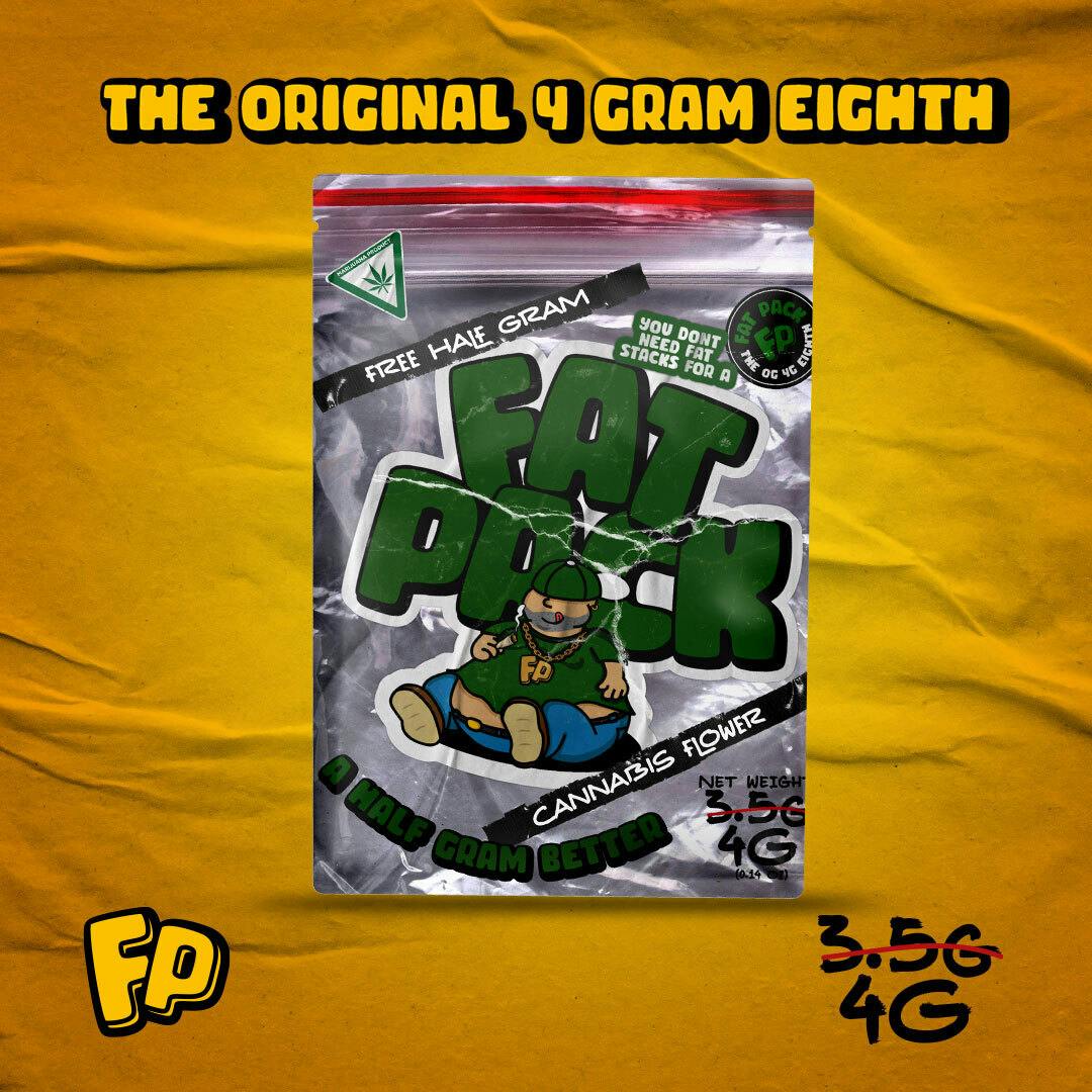 Photograph of product: Fat Pack | 4g Prepackaged Flower | Grape Pie