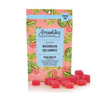 Photograph of product: Gummy - Smokiez 500mg CBD 20pk - Sour Watermelon
