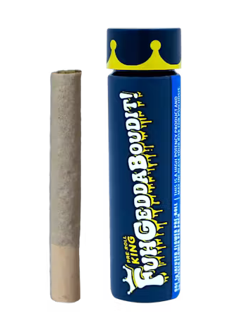 Photograph of product: Fuhgeddaboudit - Super Lemon Haze w/ Slurricane Beach Sand 1g Infused Pre-Roll
