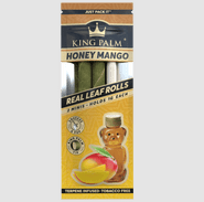 Photograph of product: King Palm Mini Leaf Rolls - Honey Mango 2pk