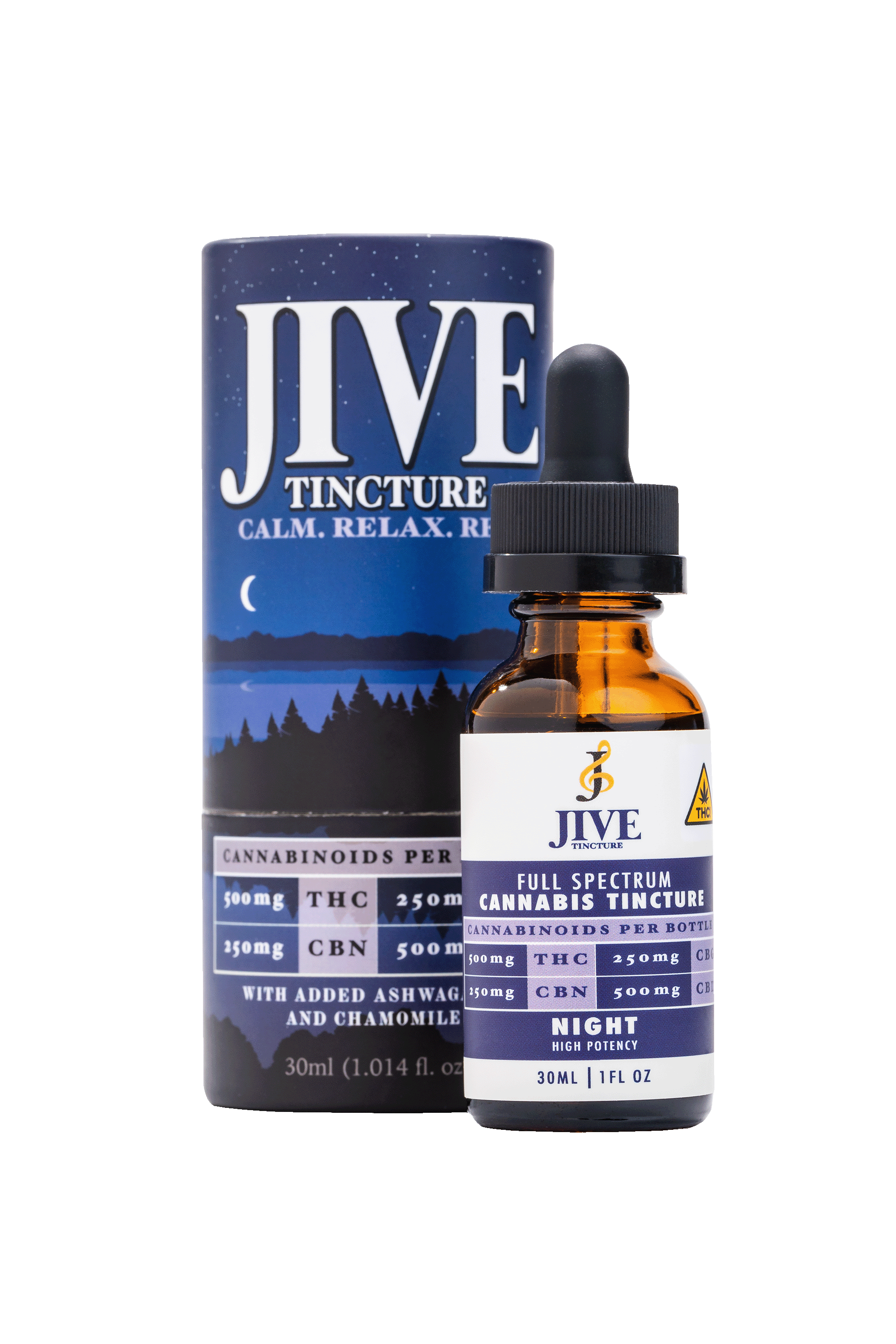 Photograph of product: Jive | Nighttime | Tincture