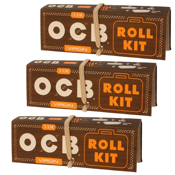 Photograph of product: Rolling Papers:OCB Papers:OCB-Virgin-114- Kit