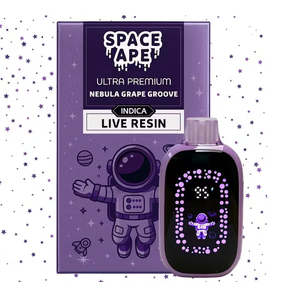 Photograph of product: Space Ape - Nebula Grape Groove Disposable