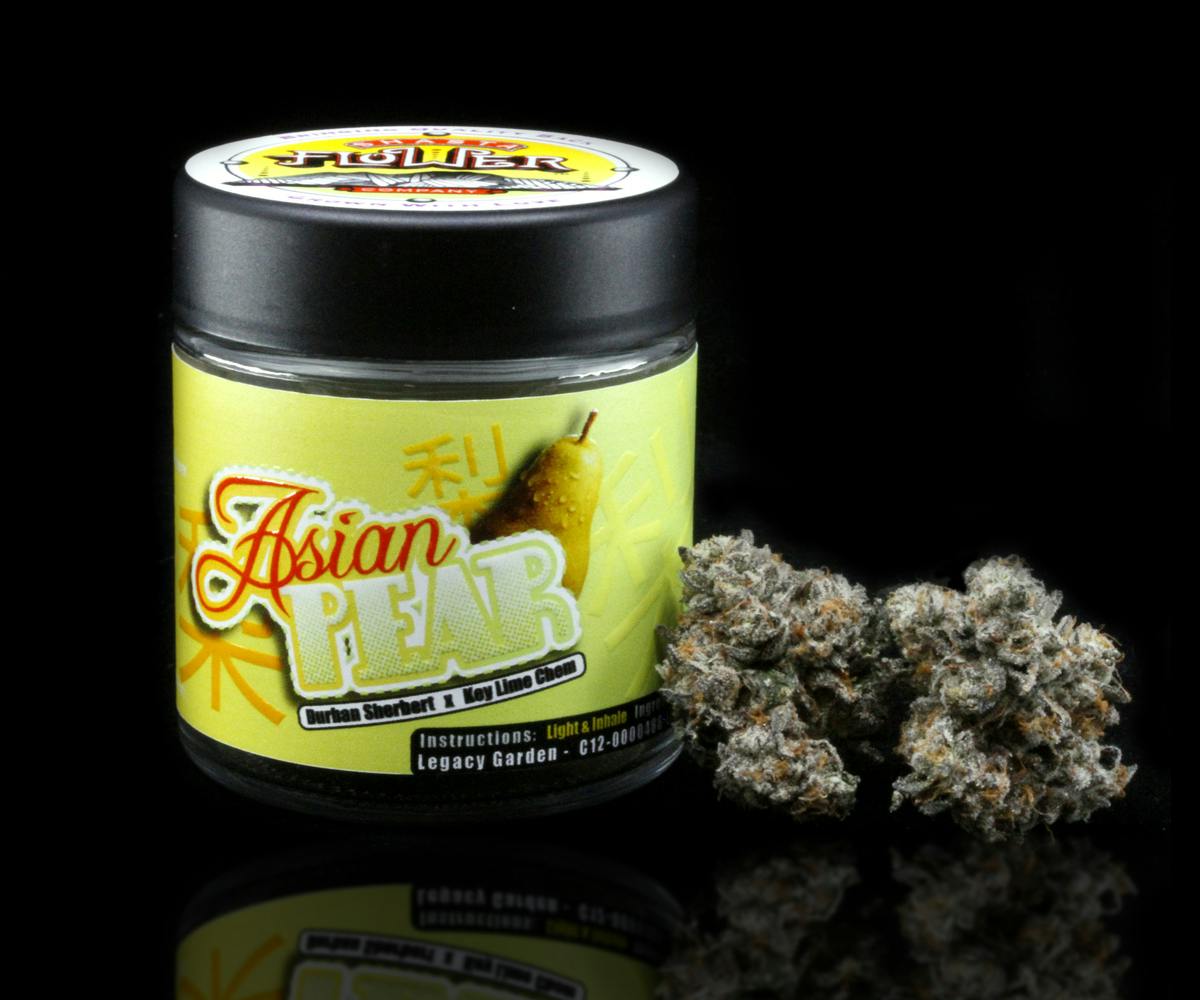 Photograph of product: SHASTA FLOWER CO. | ASAIN PEAR | 3.5 G |