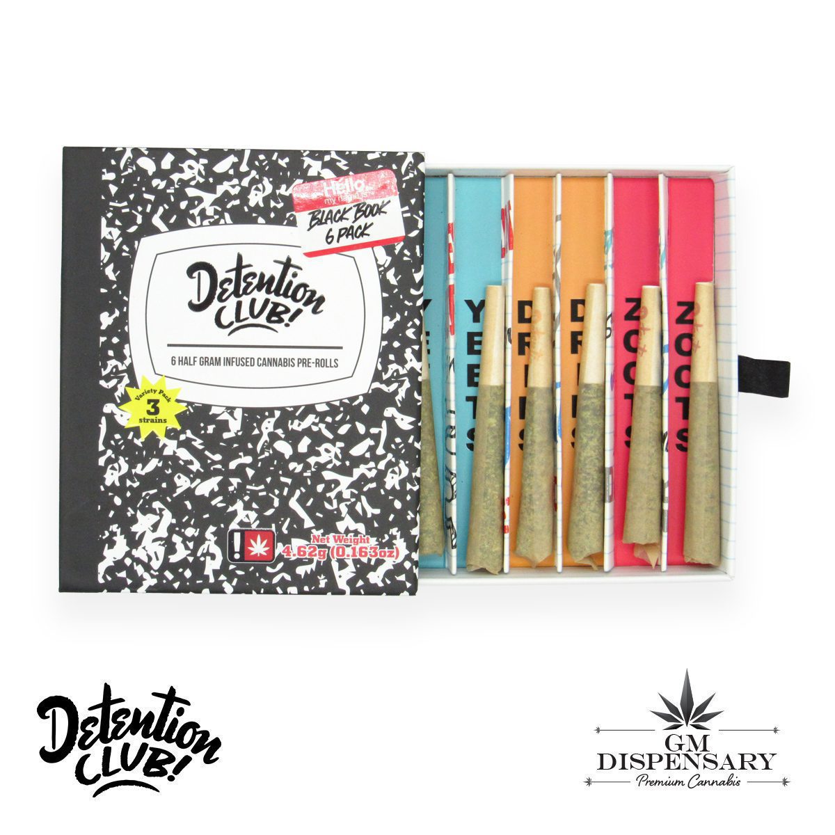 Photograph of product: Infused Pre-Roll | 3 Strains | 6 x 0.5g