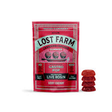 Photograph of product: Very Cherry (Gastro Pop) | 10mg | 10pk Solventless Rosin Gummies | Lost Farm