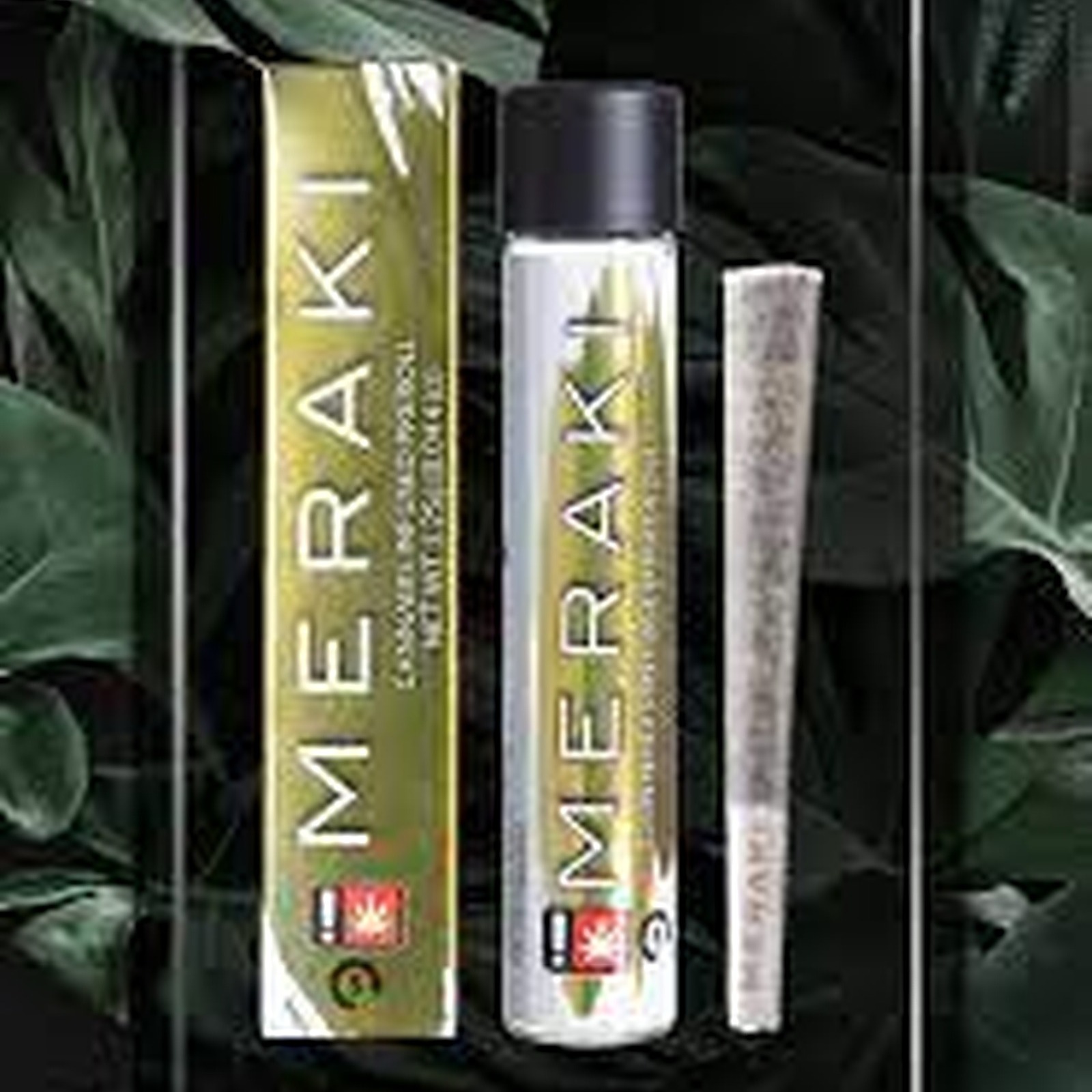 Photograph of product: Meraki > Live Resin Infused Pre Roll 1.25g > Kush Mints