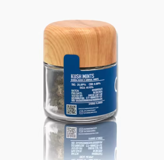 Photograph of product: CAM Private Reserve Kush Mints Flower 3.5g