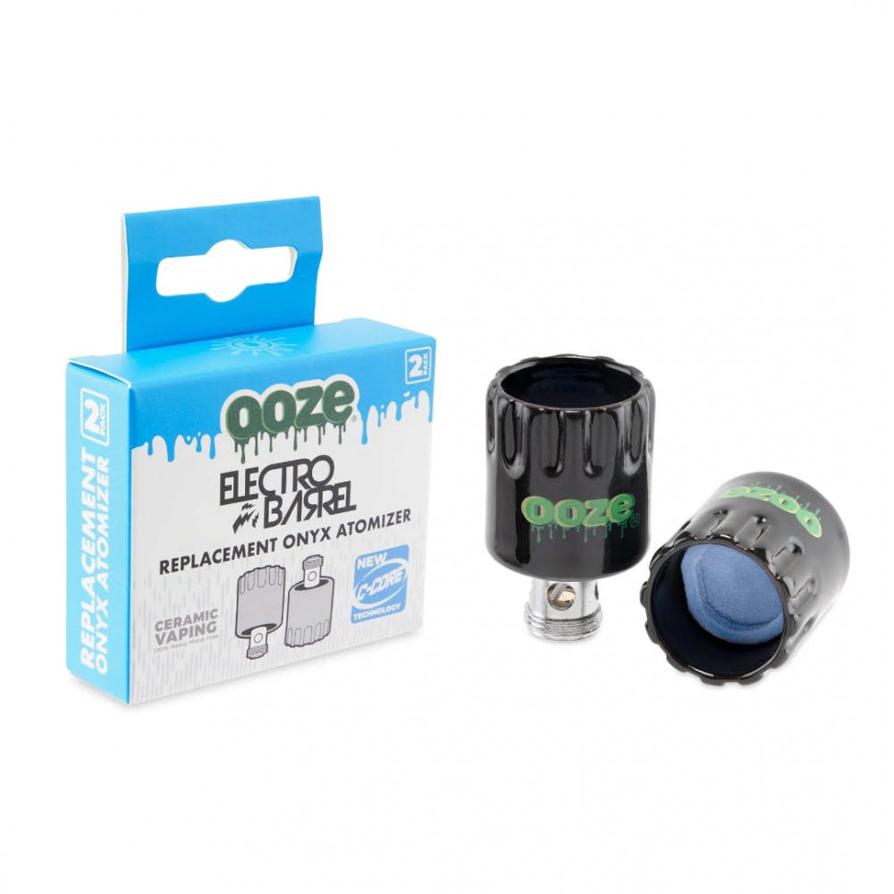 Photograph of product: Ooze Electro Barrel Onyx Atomizers - 2pk