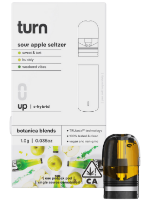 Photograph of product: Sour Apple Seltzer Pod 1 G