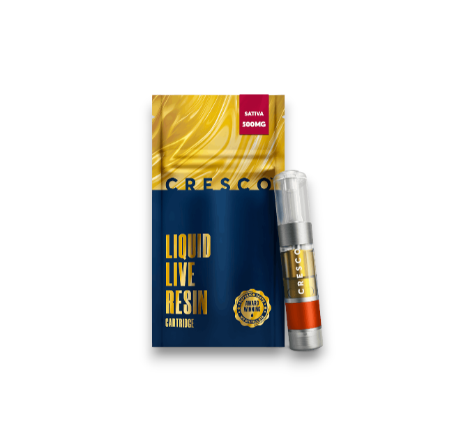 Photograph of product: Purple Churro Live Resin Vape Cartridge