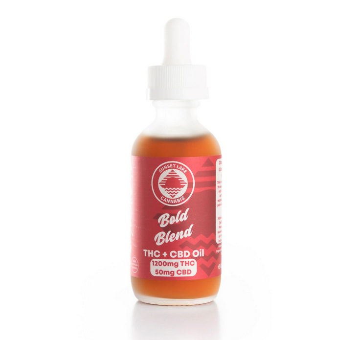 Photograph of product: Sunset Lake Bold Blend 1200mg Tincture