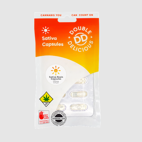 Photograph of product: Double D - Oui'd - 10pk DOH Capsules