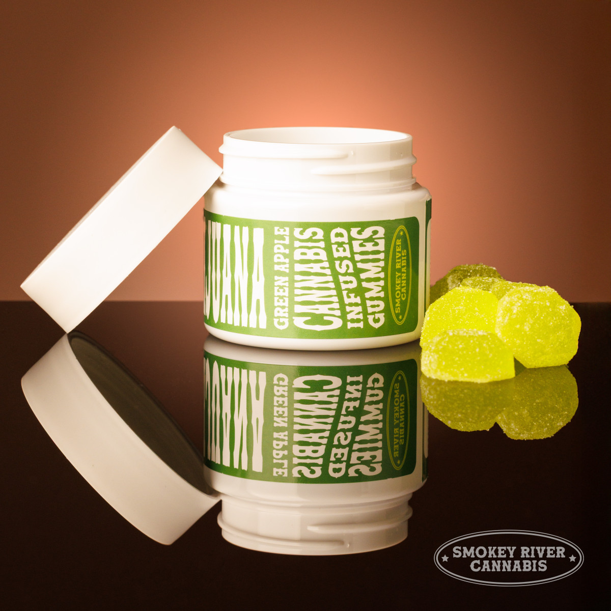 Photograph of product: Smokey River - Green Apple - 100mg/10ct