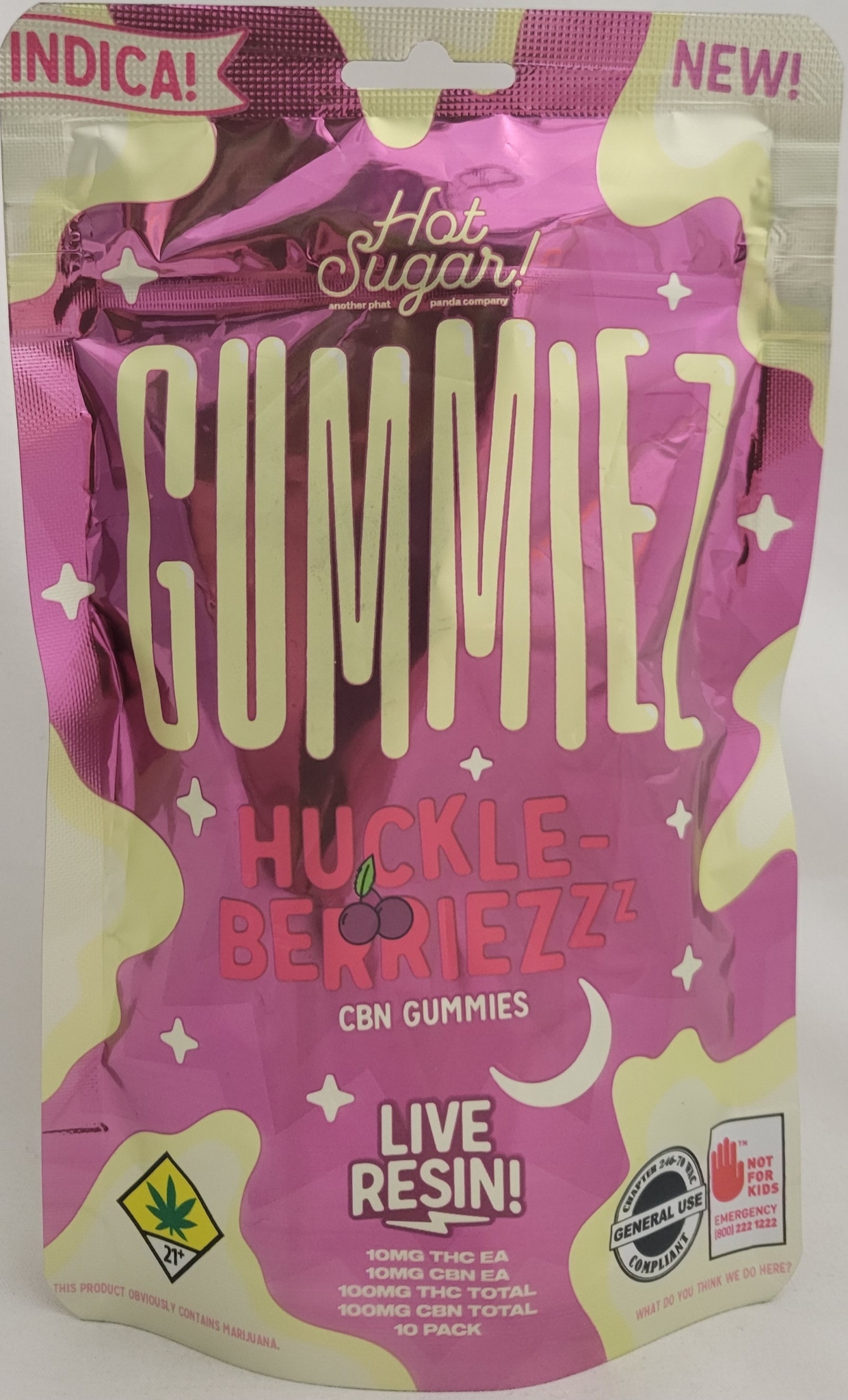 Photograph of product: Live Resin Huckleberriezzz 1:1 CBN:TH-oui | 10 Pack *General Use Compliant*