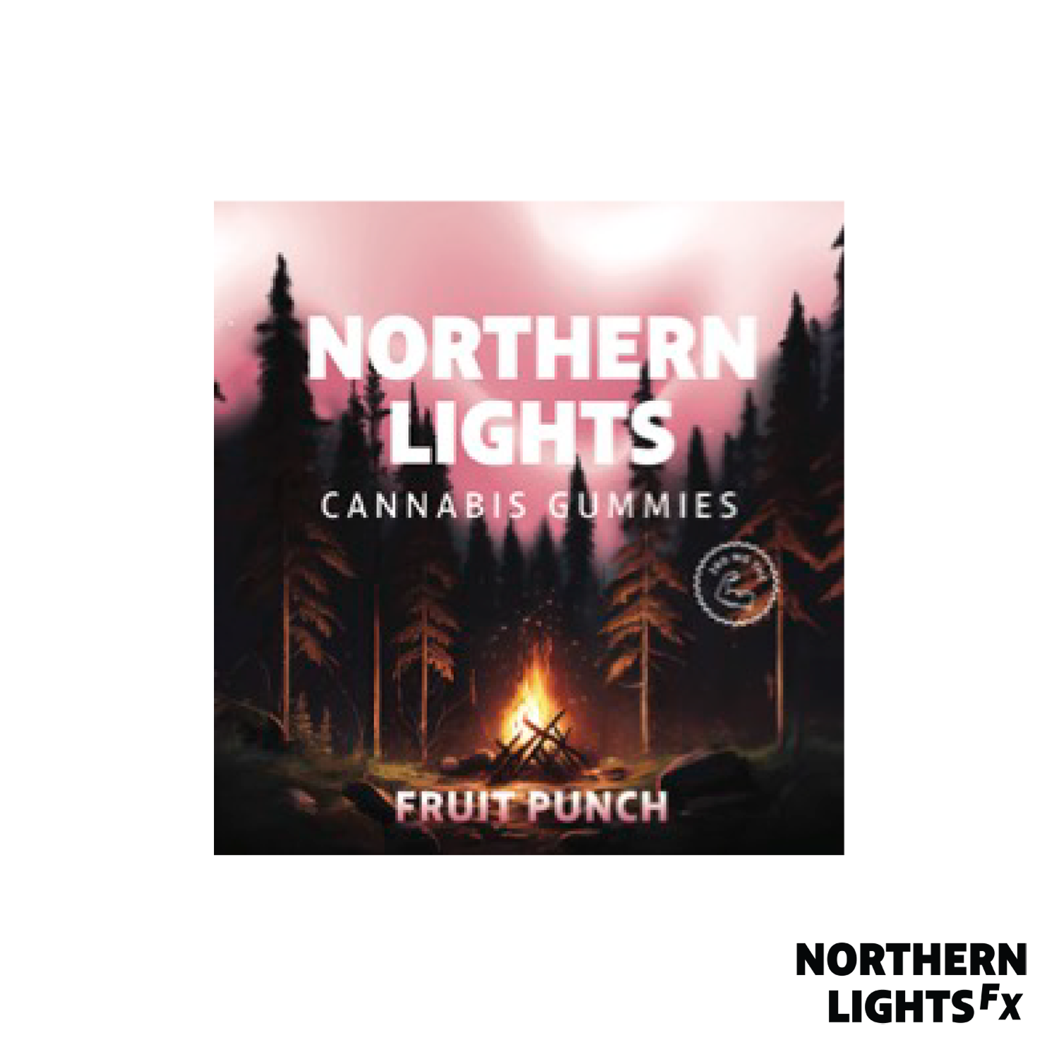 Photograph of product: Fruit Punch Gummies 4pk - 200mg