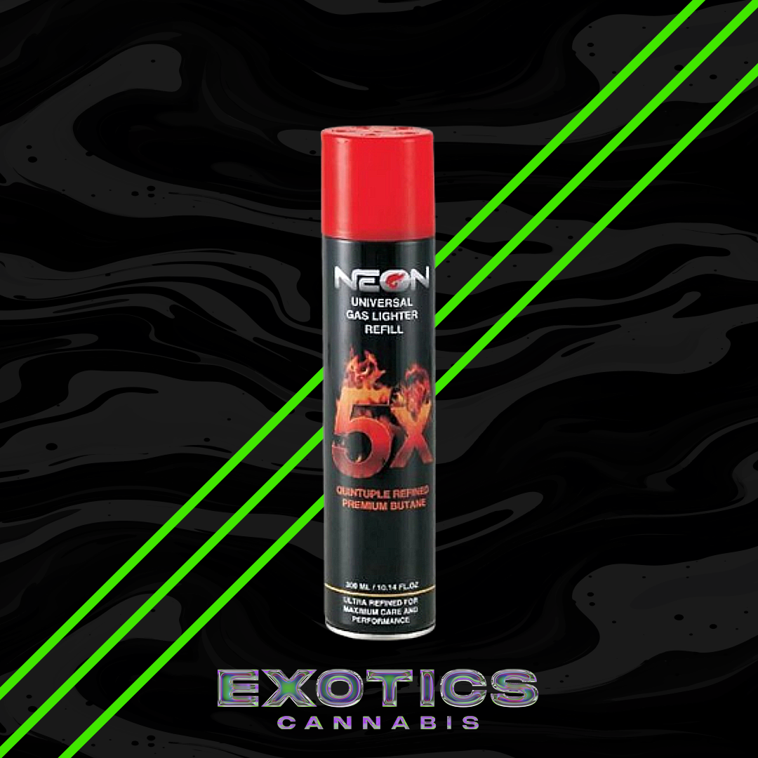 Photograph of product: Neon - Quintuple Refined Premium Butane Refill