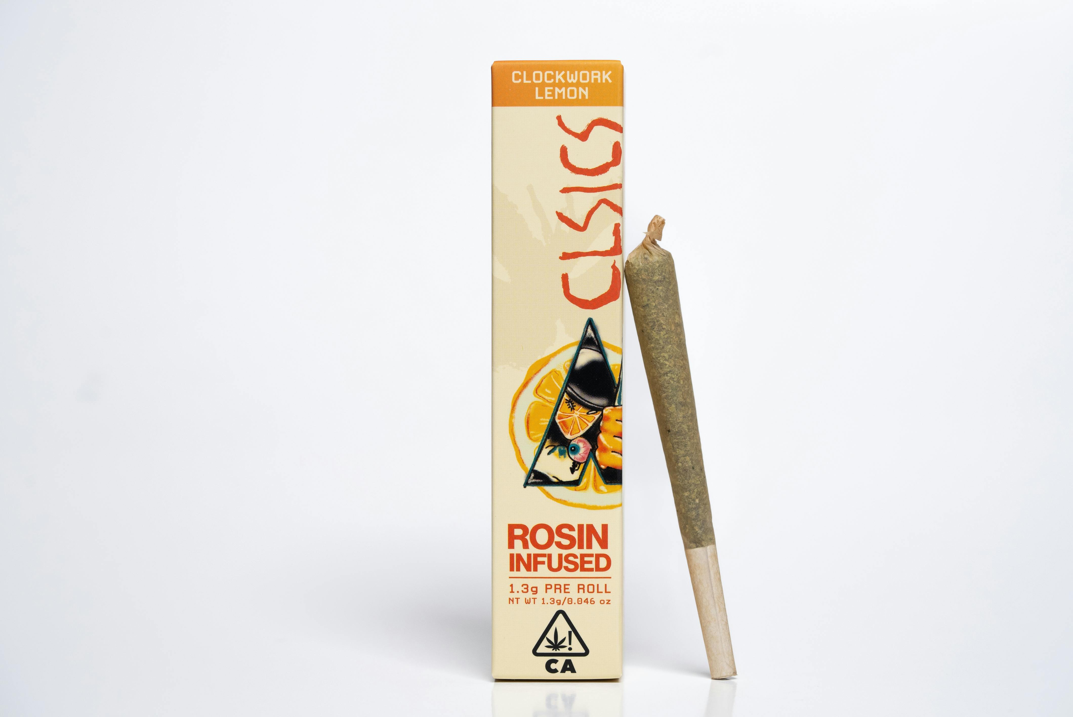 Photograph of product: CLSICS | Pink Lemon Up | Live Rosin Infused Pre-Roll | 1.3g