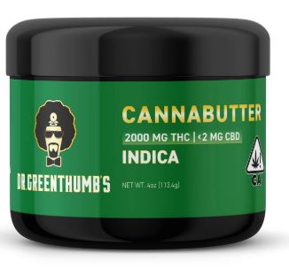 Photograph of product: DGT CANNABUTTER JAR [I] 2000MG