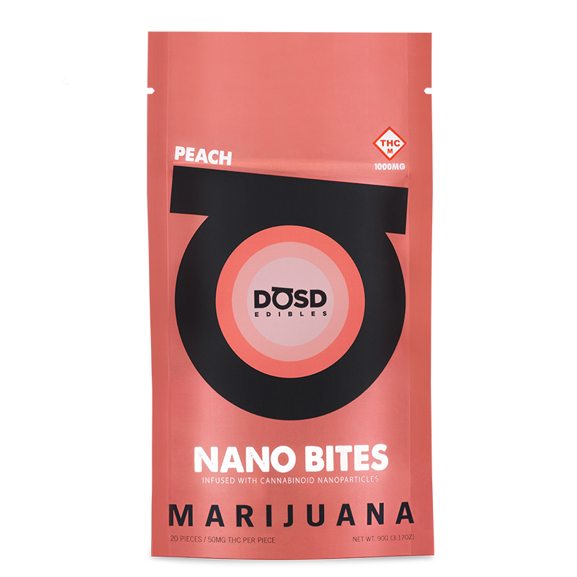 Photograph of product: DOSD - Nano Bites - Peach - 20ct