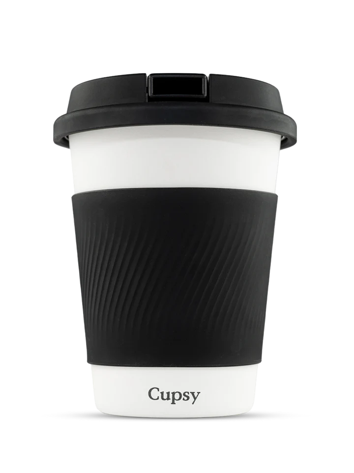 Photograph of product: Cupsy Disguised Water Pipe | Color: White & Black