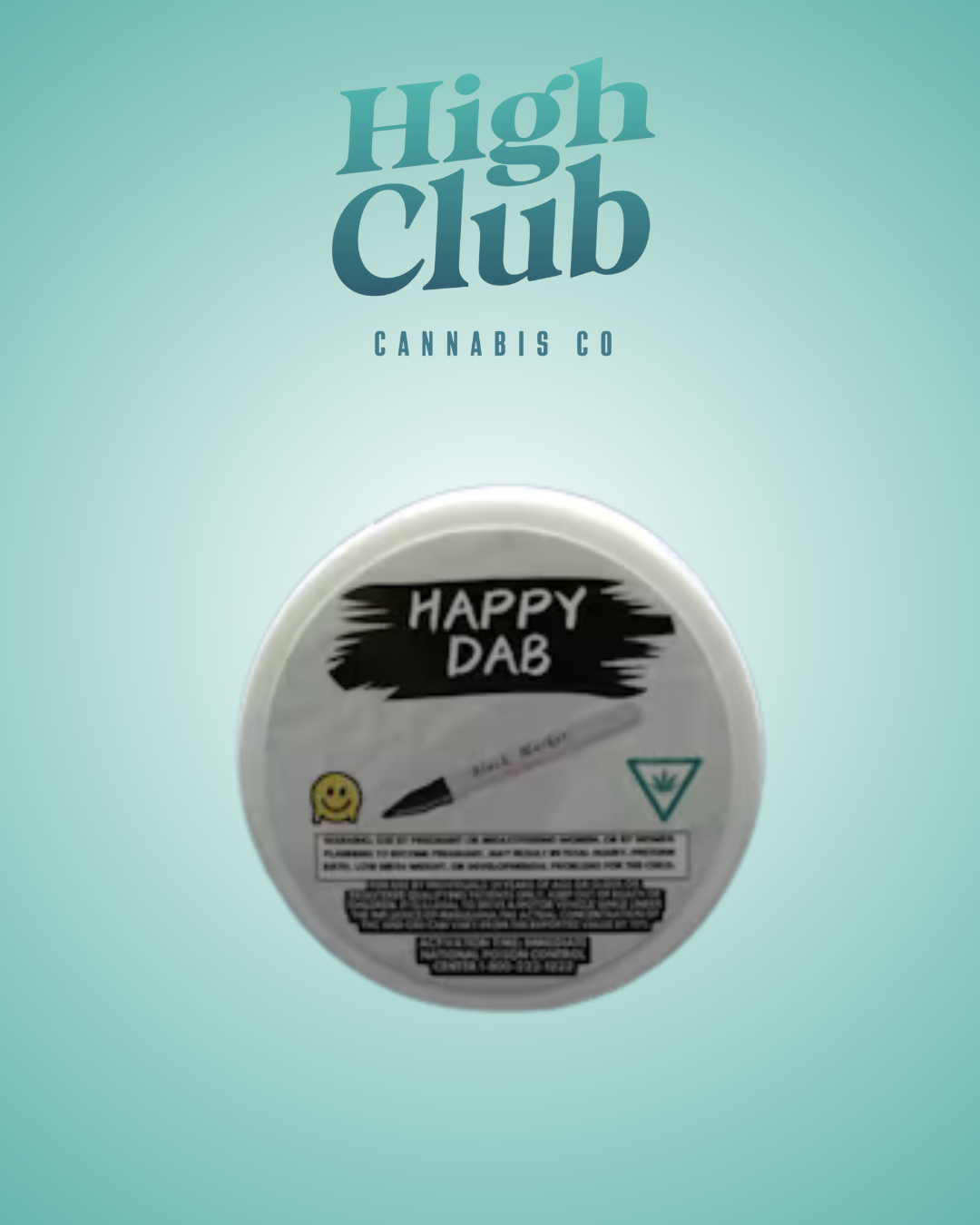 Photograph of product: Happy Dab | Permanent Marker Live Resin