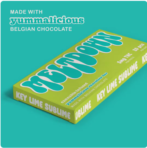 Photograph of Product: Chocolate Bar - Key Lime Sublime - 20 Pcs - 100mg