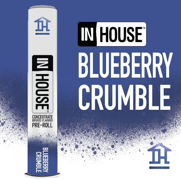 Photograph of product: Blueberry Crumble Infused Pre-Roll | .75g