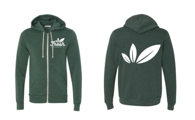 Photograph of product: Hoodie - Fresh - Green (XXL)