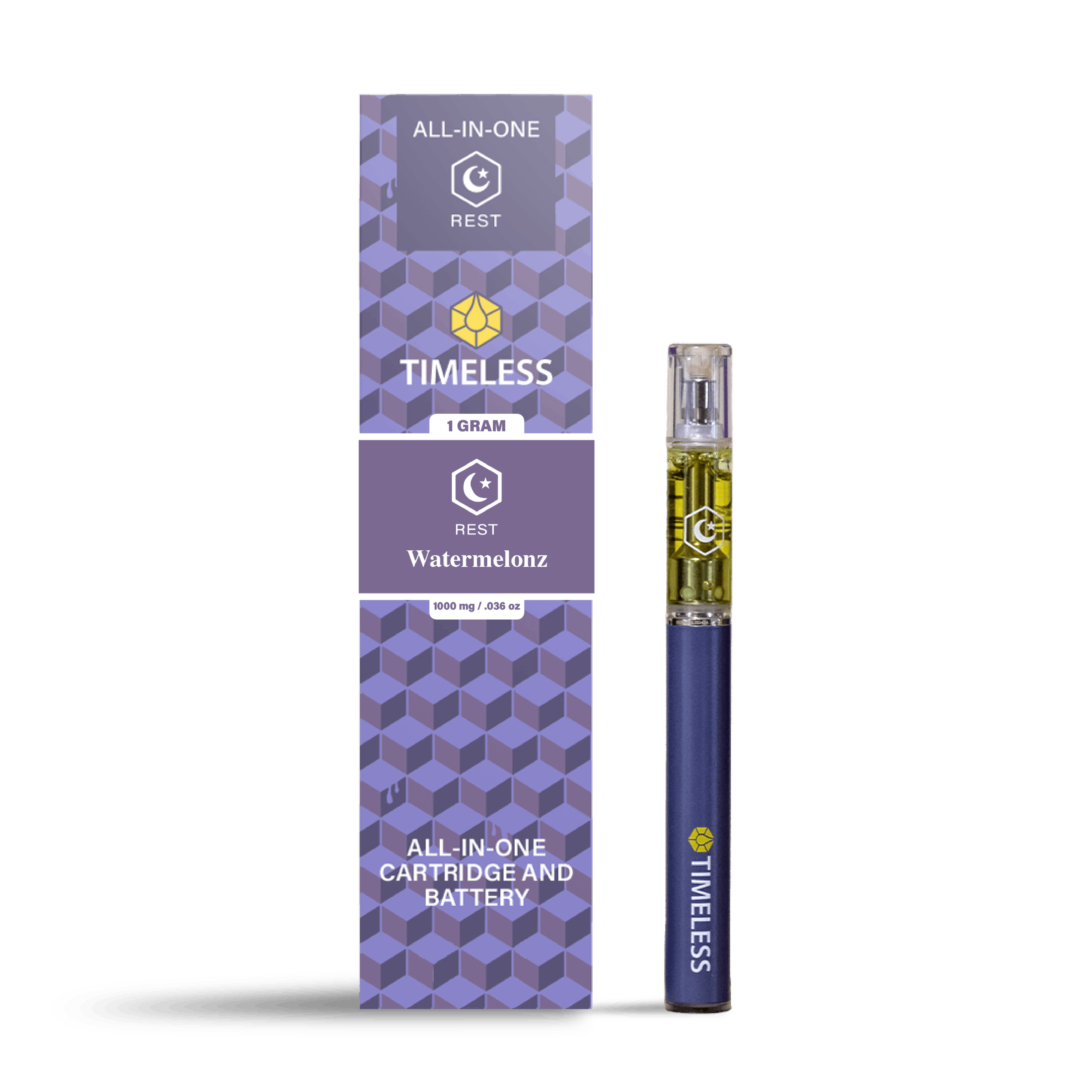 Photograph of product: Timeless All-in-One Watermelonz Rest Cartridge | 1g - 