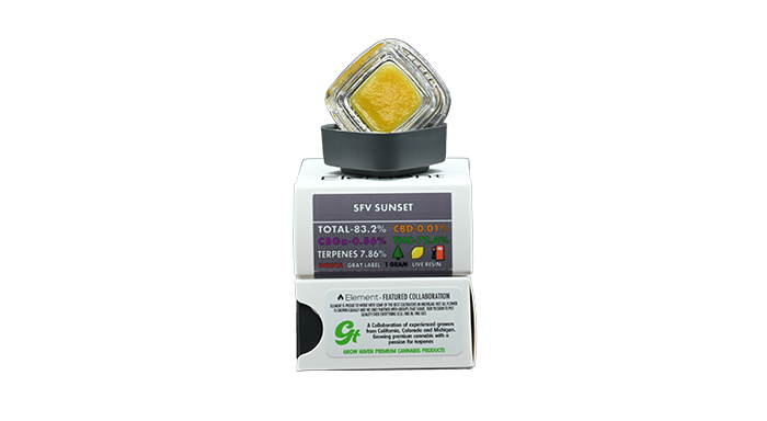 Photograph of product: ELEMENT - SFV SUNSET - LIVE RESIN