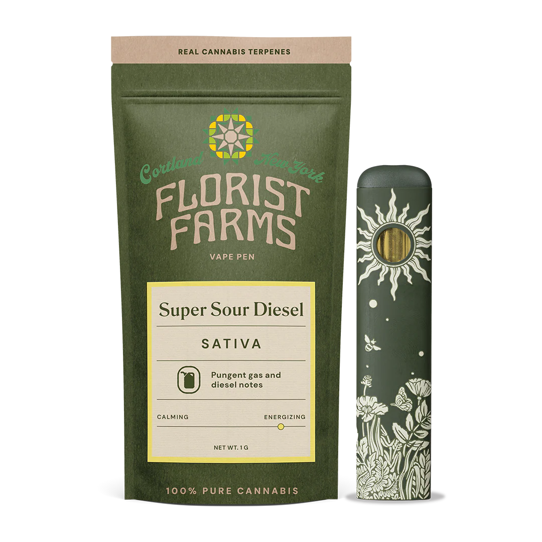 Photograph of product: Florist Farms - Super Sour Diesel - AIO Vape Pen