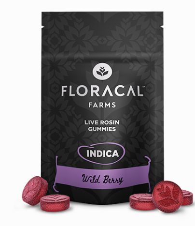 Photograph of product: FloraCal - Gummies - Wild Berry 10ct (100mg)