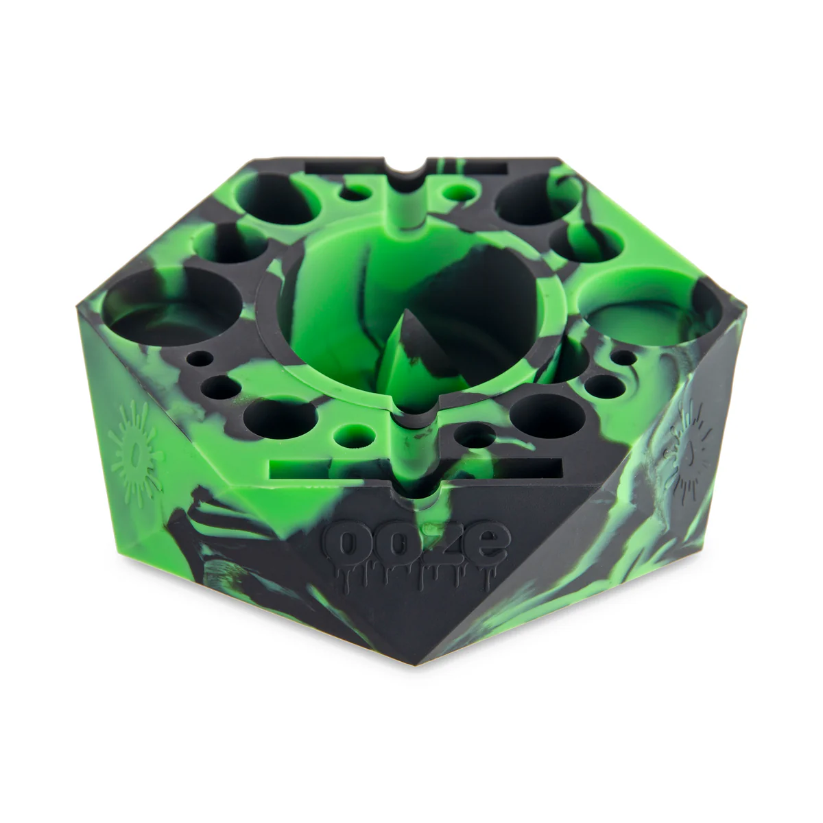 Photograph of product: OOZE Bangarang Silicone Ashtray - Green