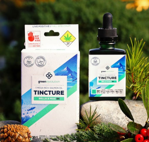 Photograph of product: (GR) Bella & Max x3 450mg CBD Tincture (CBD)
