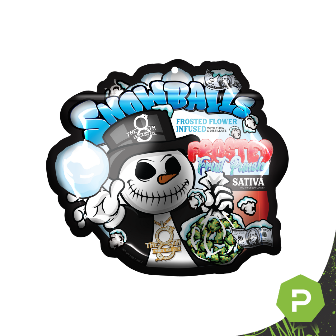 Photograph of product: Blueberry Freeze Snowballs - 3.5g