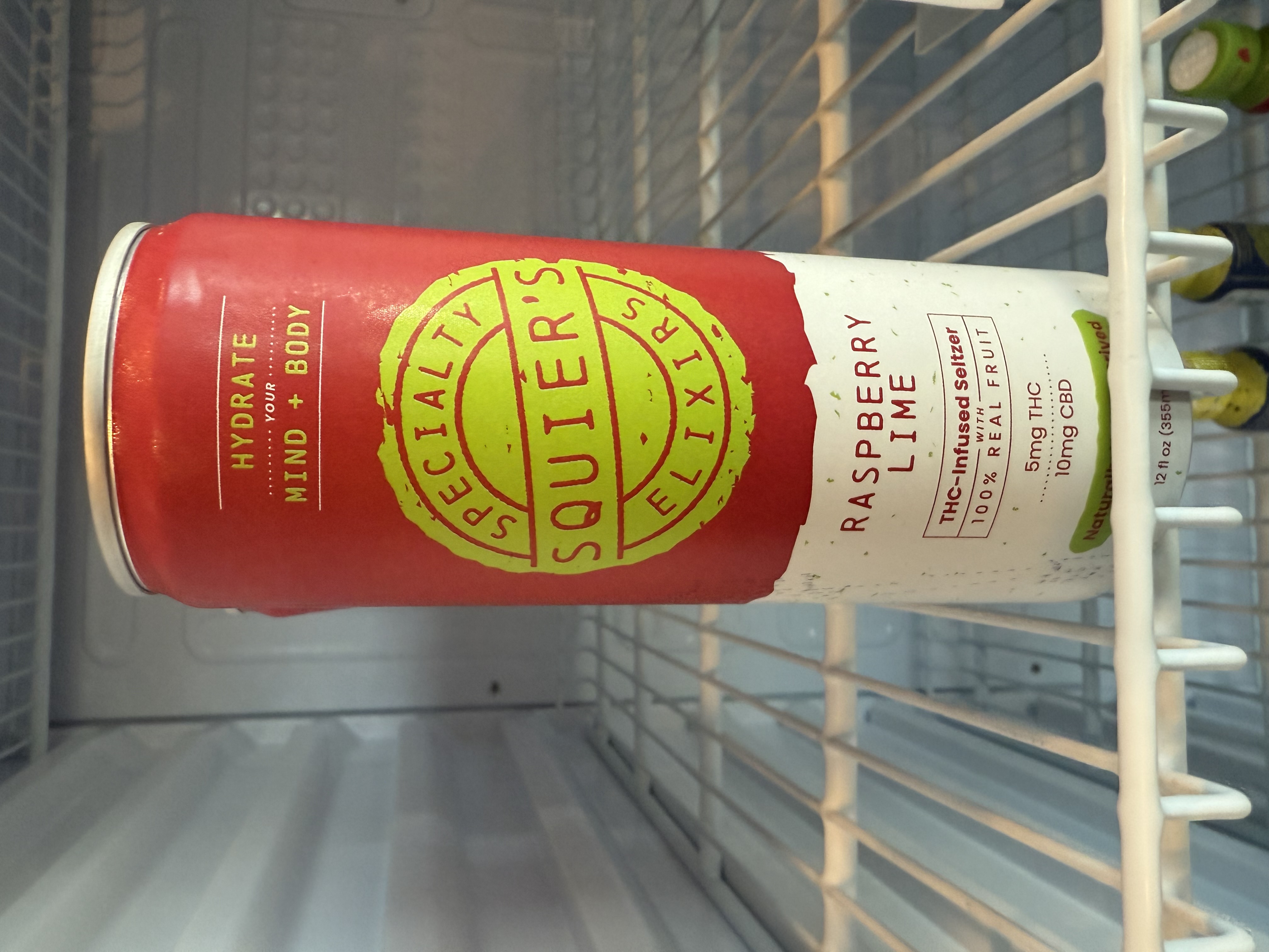 Photograph of product: Raspberry Lime 2:1 Seltzer 5mg