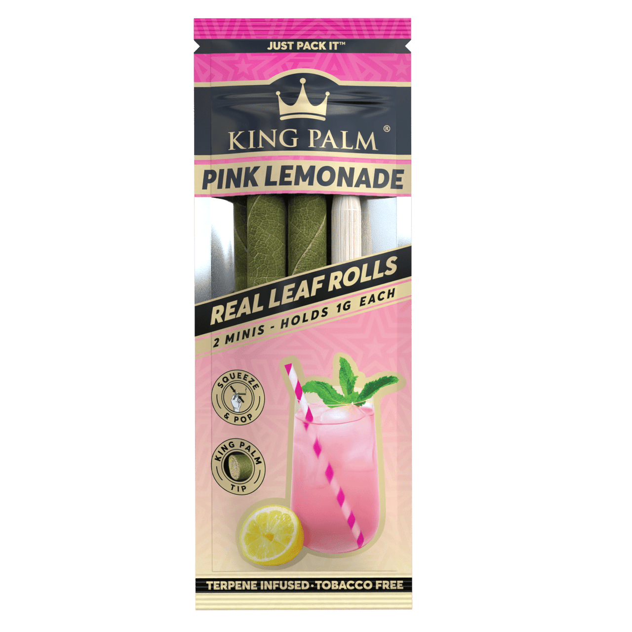 Photograph of product: King Palm "MINI" 2 Pack | Pink Lemonade