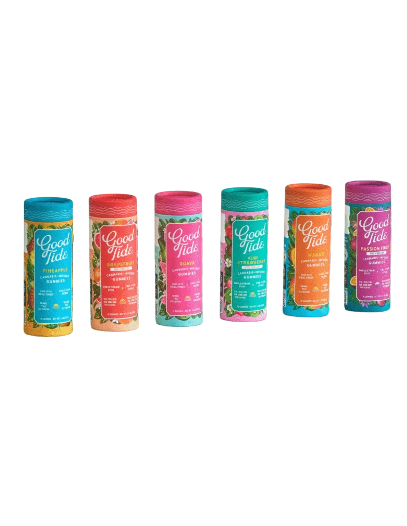 Photograph of product: Good Tide 1:1:1 CBG 100mg - Kiwi Strawberry