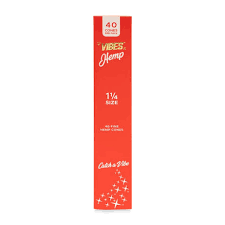 Photograph of product: Cones | Vibes 1-1/4" Rice Paper Cones 40pk Red