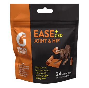Photograph of product: Green Gruff | Ease + CBD | Joint & Hip | 24ct