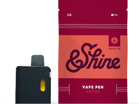 Photograph of product: &Shine l Blue Raspberry NCD Vape Pen (Disposable) l 2g