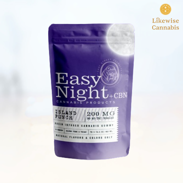 Photograph of Product: 10-PACK 200MG 1:1 CBN VEGAN ISLAND PUNCH NIGHT GUMMIES