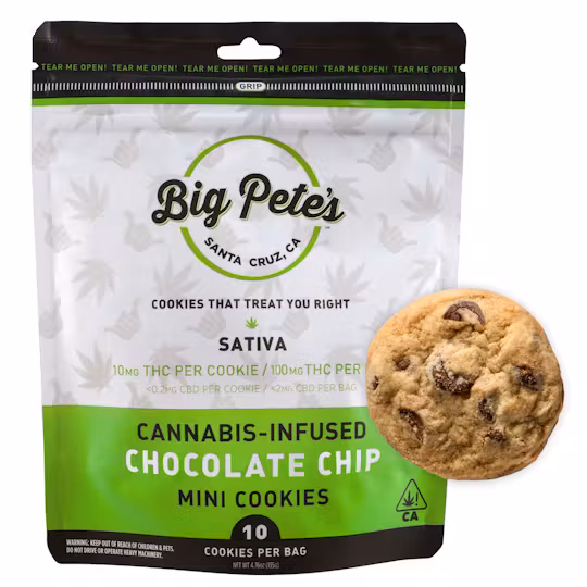 Photograph of product: Chocolate Chip Mini Cookies 10pc (100mg)[S]