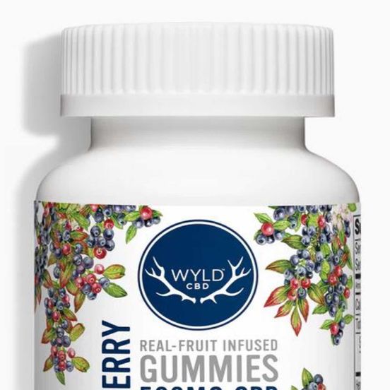 Photograph of product: WYLD Huckleberry CBD 250mg - 
