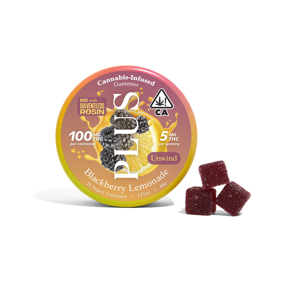 Photograph of product: Plus | Blackberry Lemonade 25mg   25 Mg   5 Pack